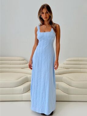 Princess Polly | Dresses | Ravia Maxi Dress Blue Floral | Poshmark